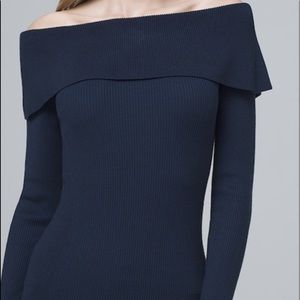 White House Black Market off shoulder sweater